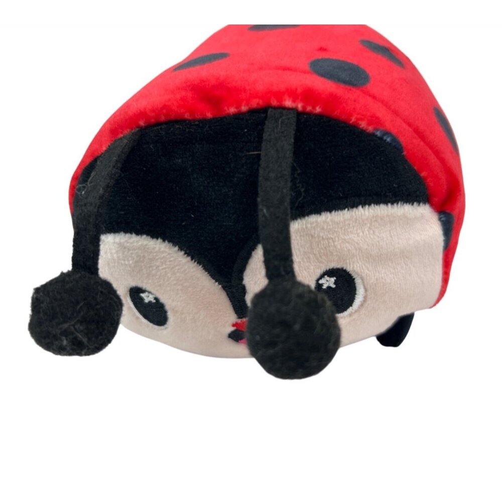 Moosh-Moosh Ladybug Plush Soft Multicolor Stripes Dots 8" Stuffed Animal